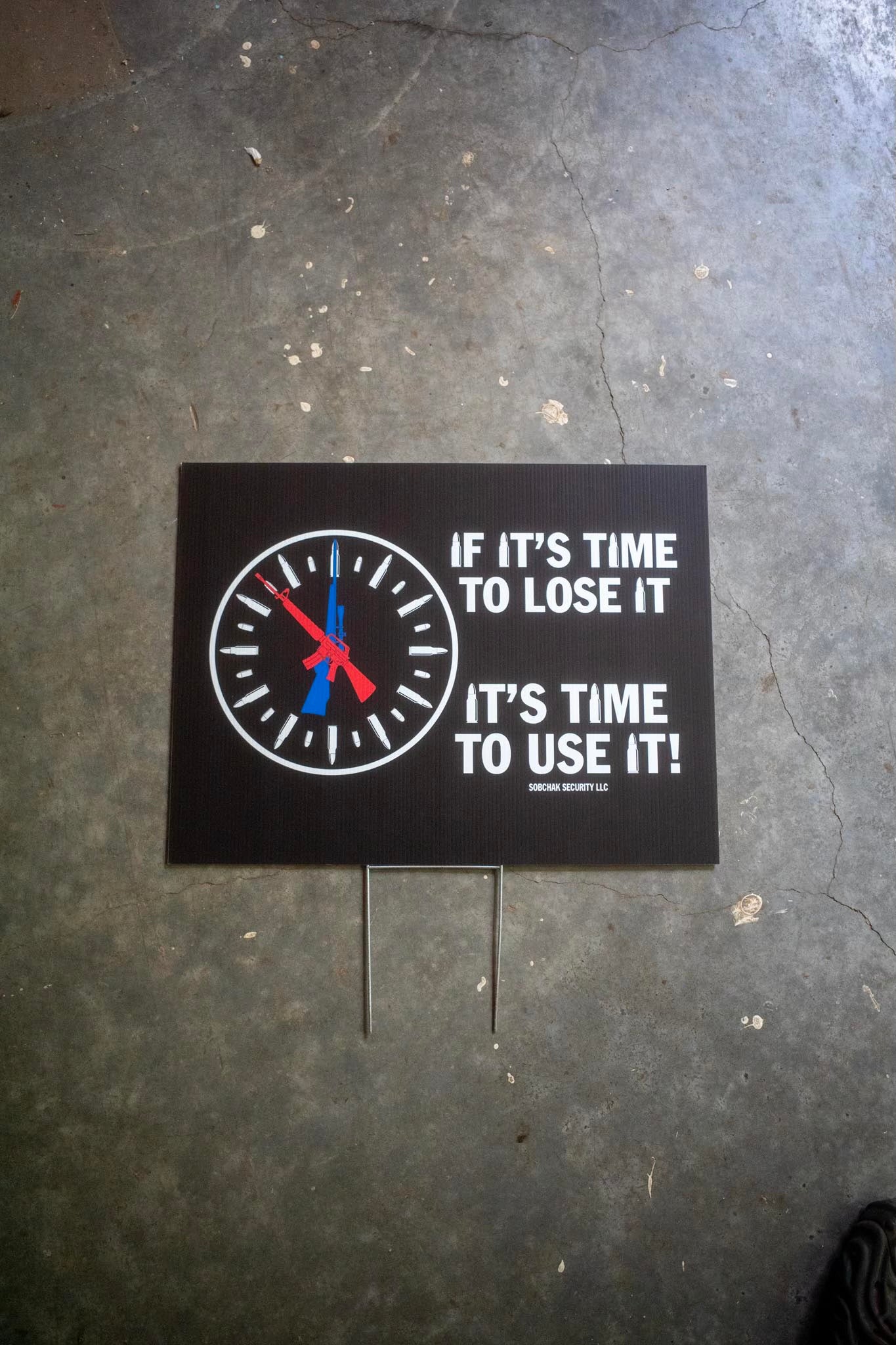 If It's Time To Lose It! Yard Sign