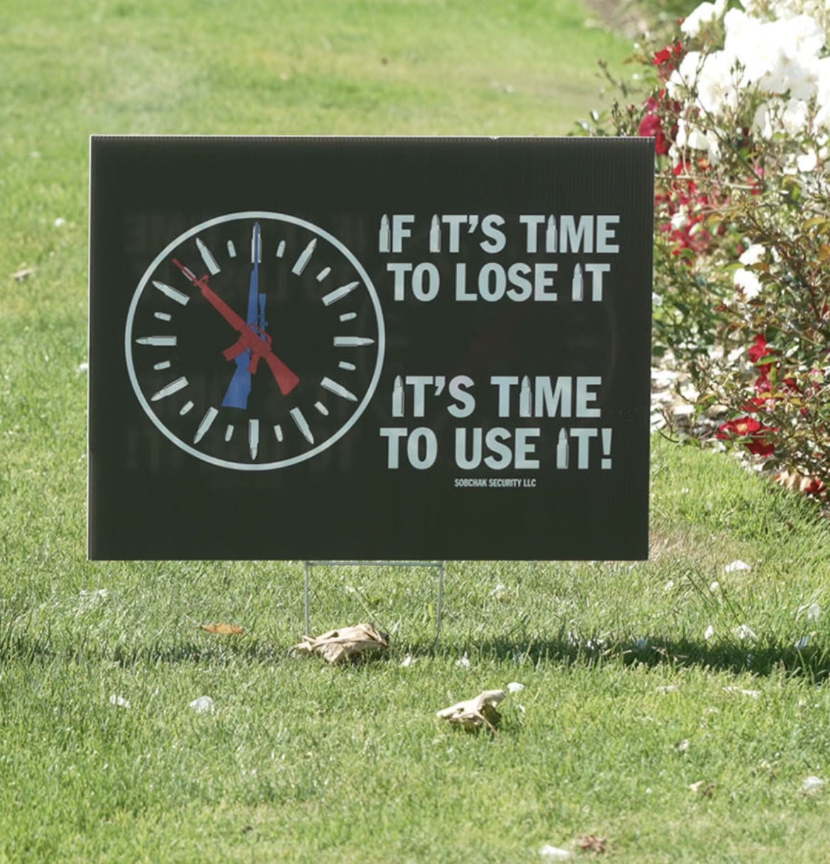 If It's Time To Lose It! Yard Sign