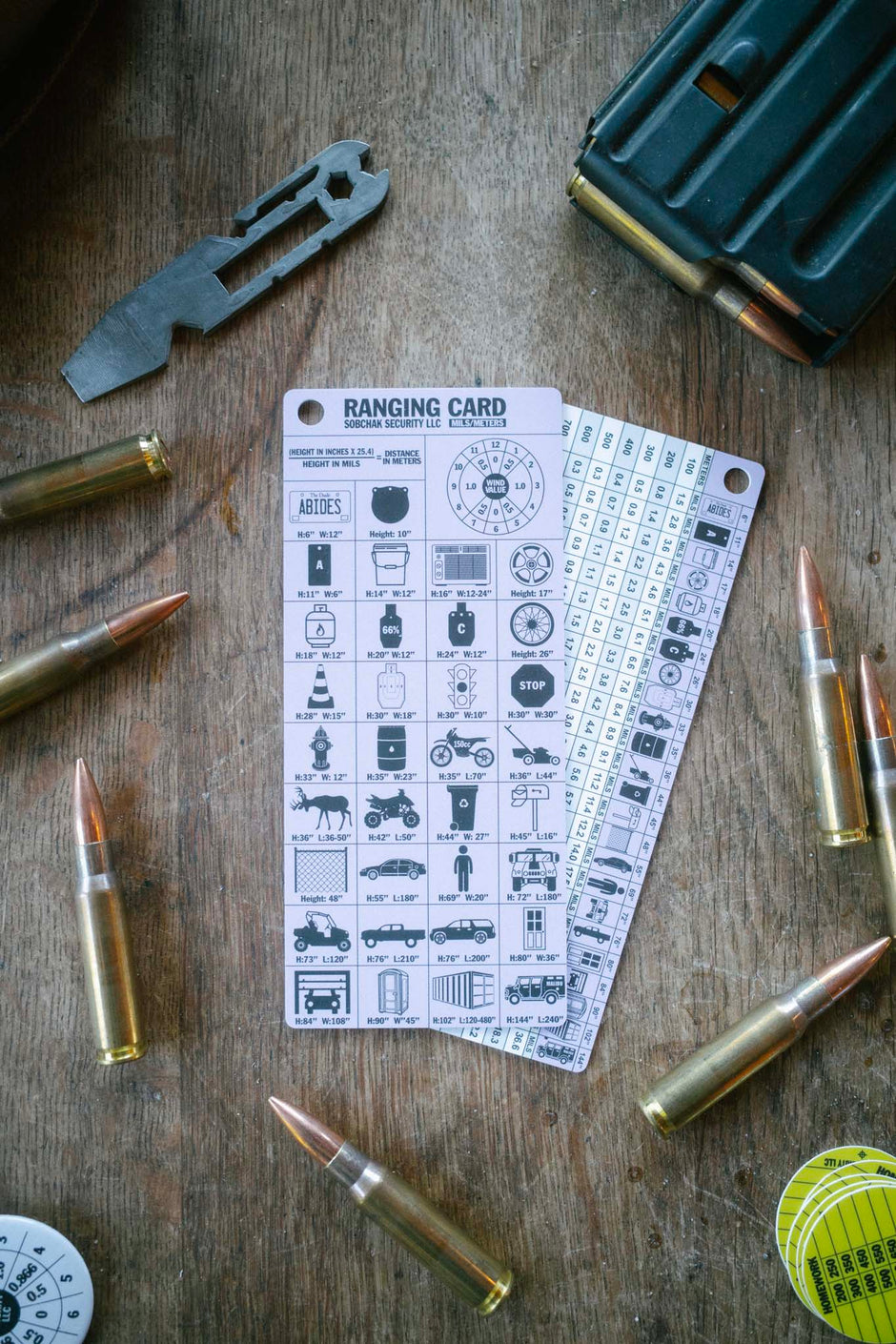 Target Ranging Cards Ranging Cards – Sobchak Security LLC