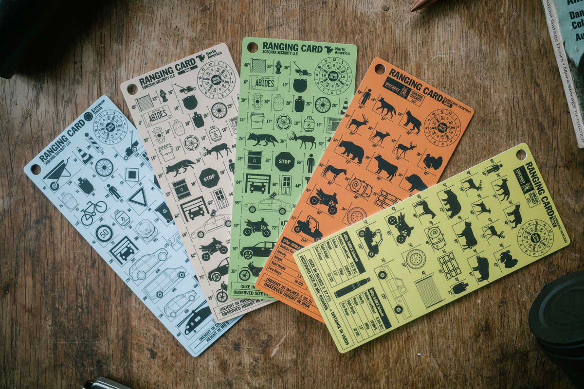 Sliding Ranging Card Walter’s Ranging Card Variety Pack – Sobchak Security LLC