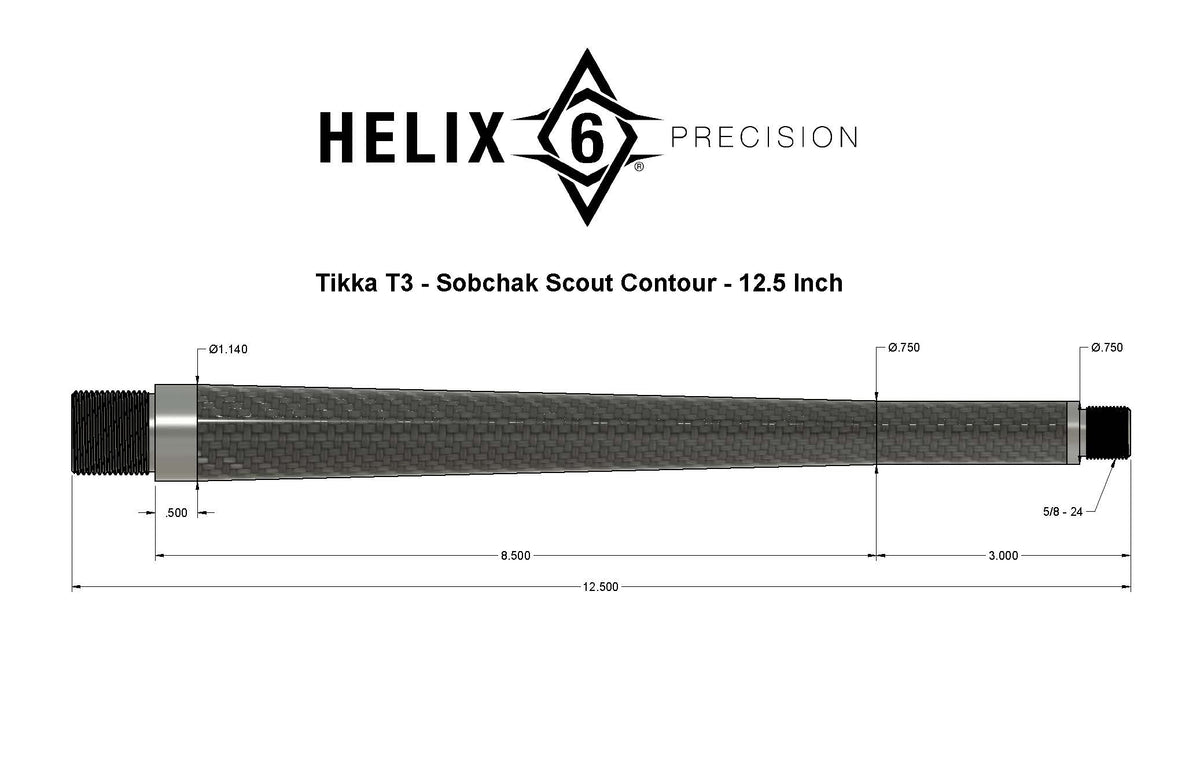 Tikka T3X 25 Creedmore Barrel